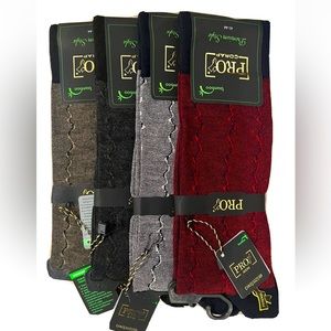 Pro Men’s 2-Pair Premium High Quality Cotton ￼Classic Dress Socks Size 42-44